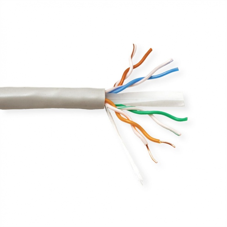 Imagine Cablu de retea UTP cat 6A fir solid 300m, Value 21.99.1685